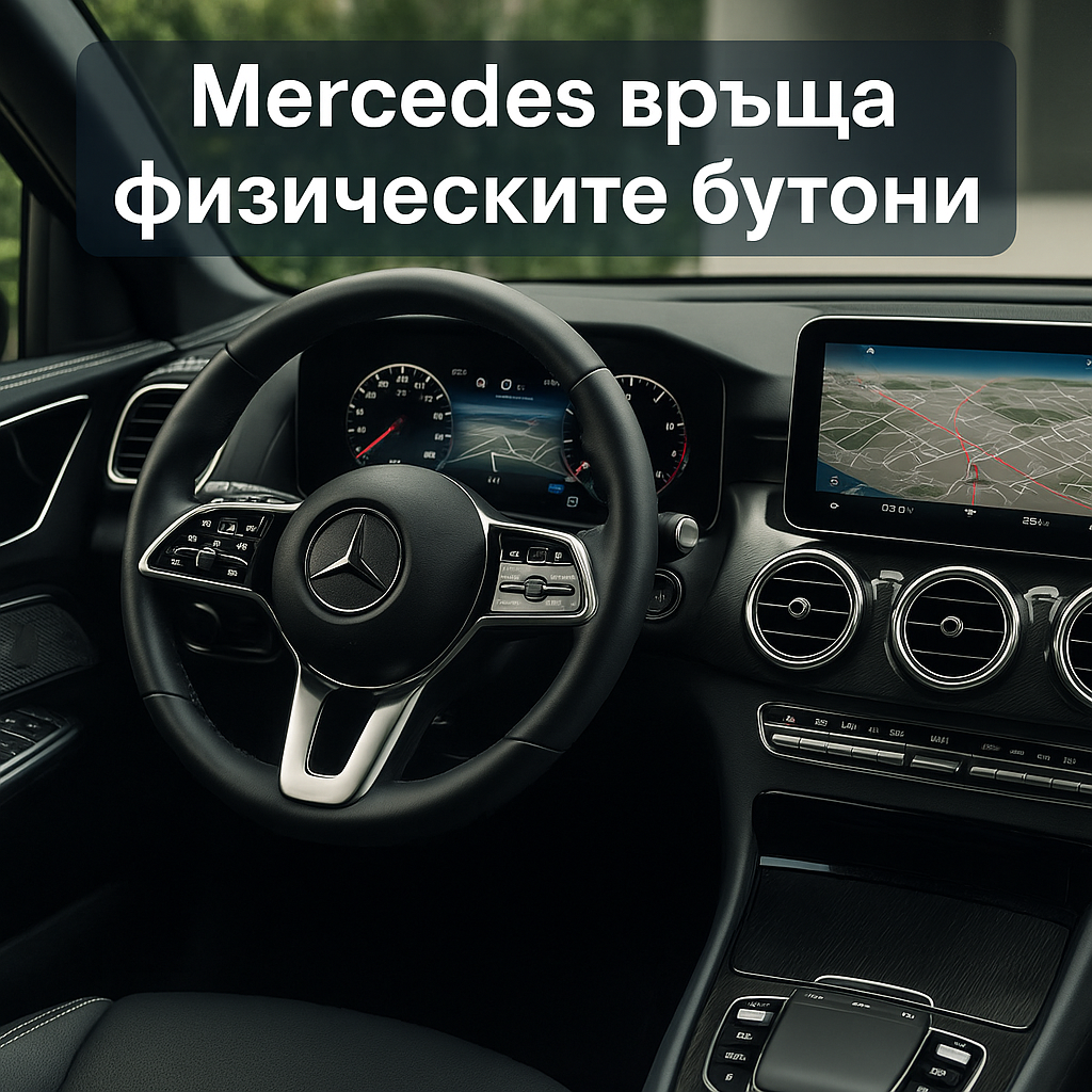 Mercedes връща физическите бутони