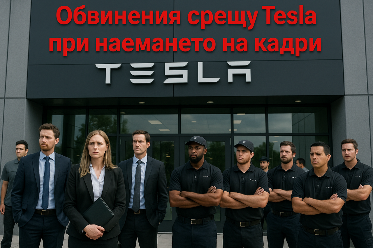 Tesla е обвинена, че внася по-евтини работници от чужбина