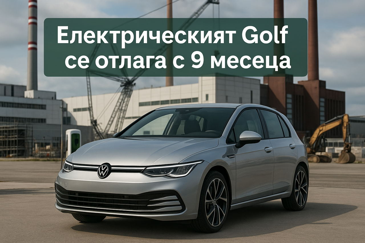 Volkswagen отлага електрическия Golf заради недостиг на средства