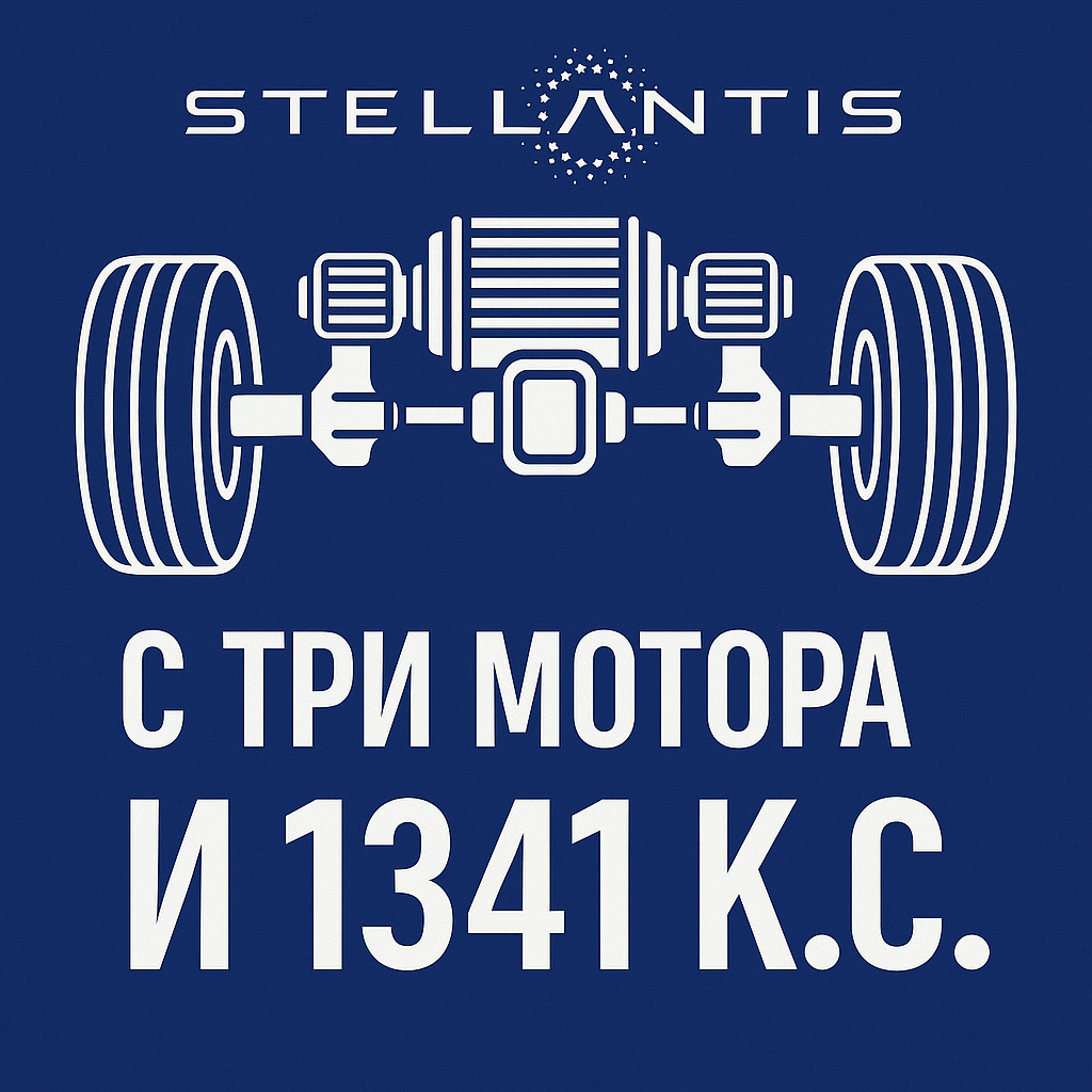 Патент на Stellantis загатва за мощни електрически версии на бъдещите модели