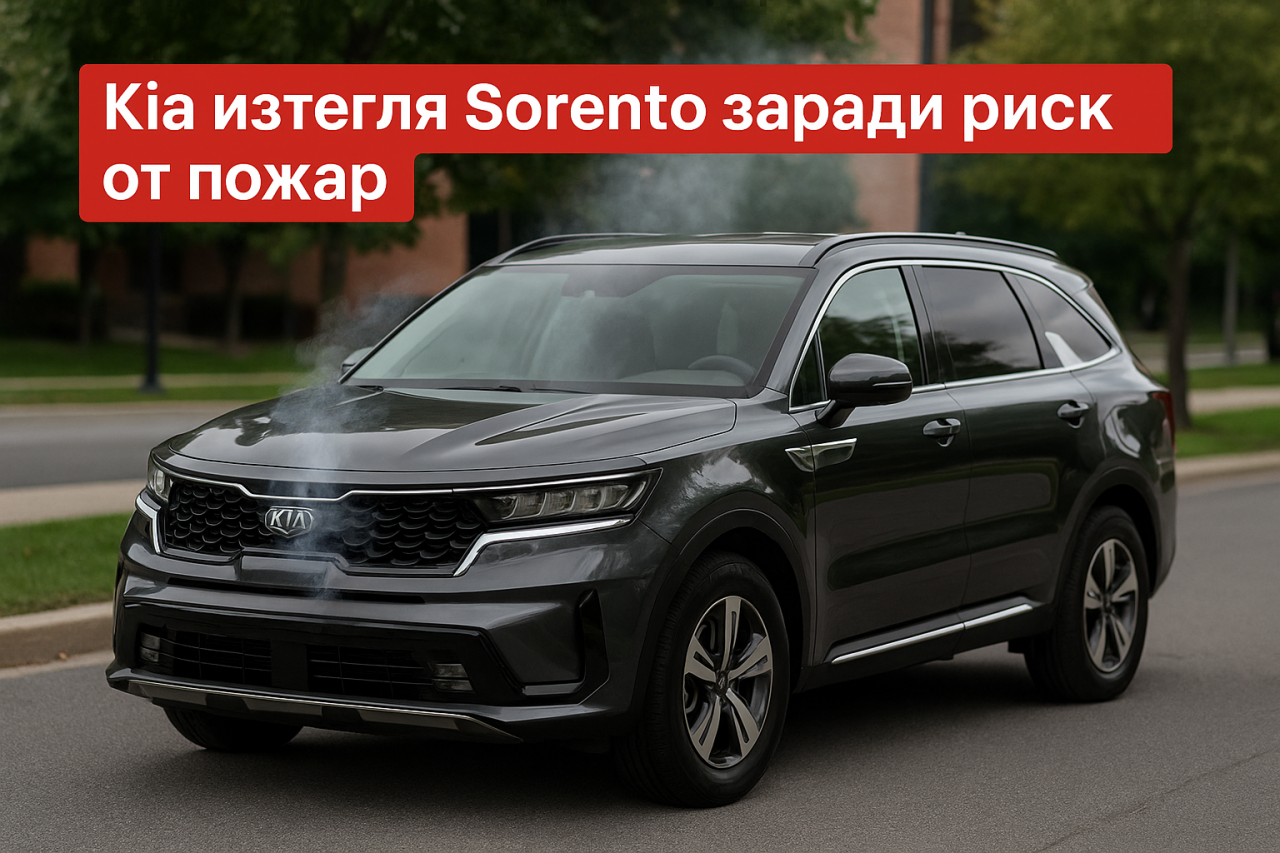 Определена настройка на вентилатора може да предизвика пожар в хиляди Kia Sorento