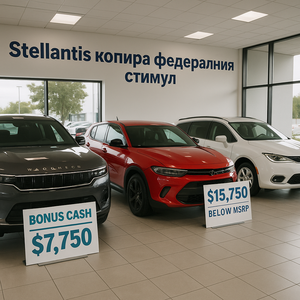 Stellantis замества данъчния кредит с отстъпки до 15 750 долара