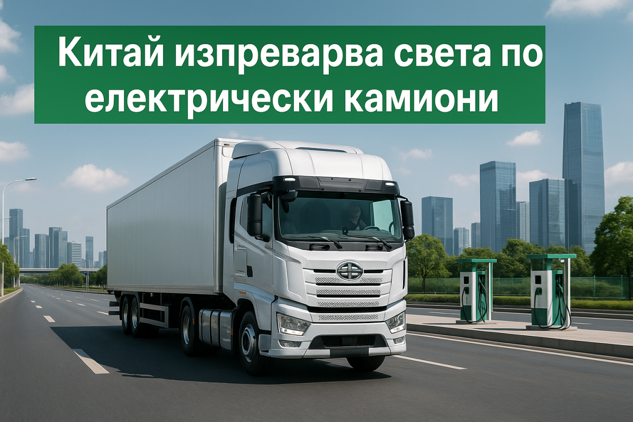 Китай изпреварва света при електрическите камиони