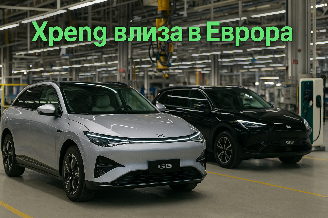 Xpeng G6 и G9 вече се сглобяват в Грац с 800V зарядна система