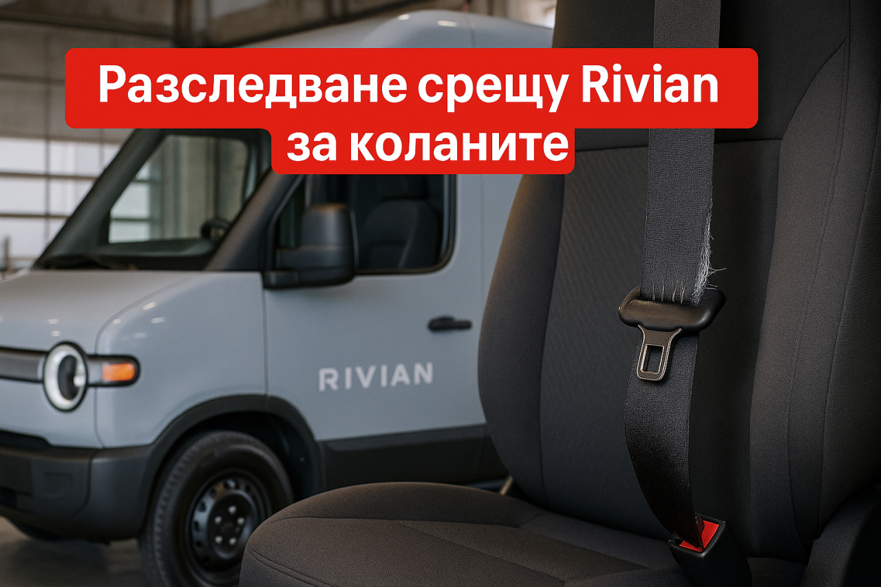 NHTSA разследва над 17 000 електрически вана на Rivian за възможна повреда на коланите