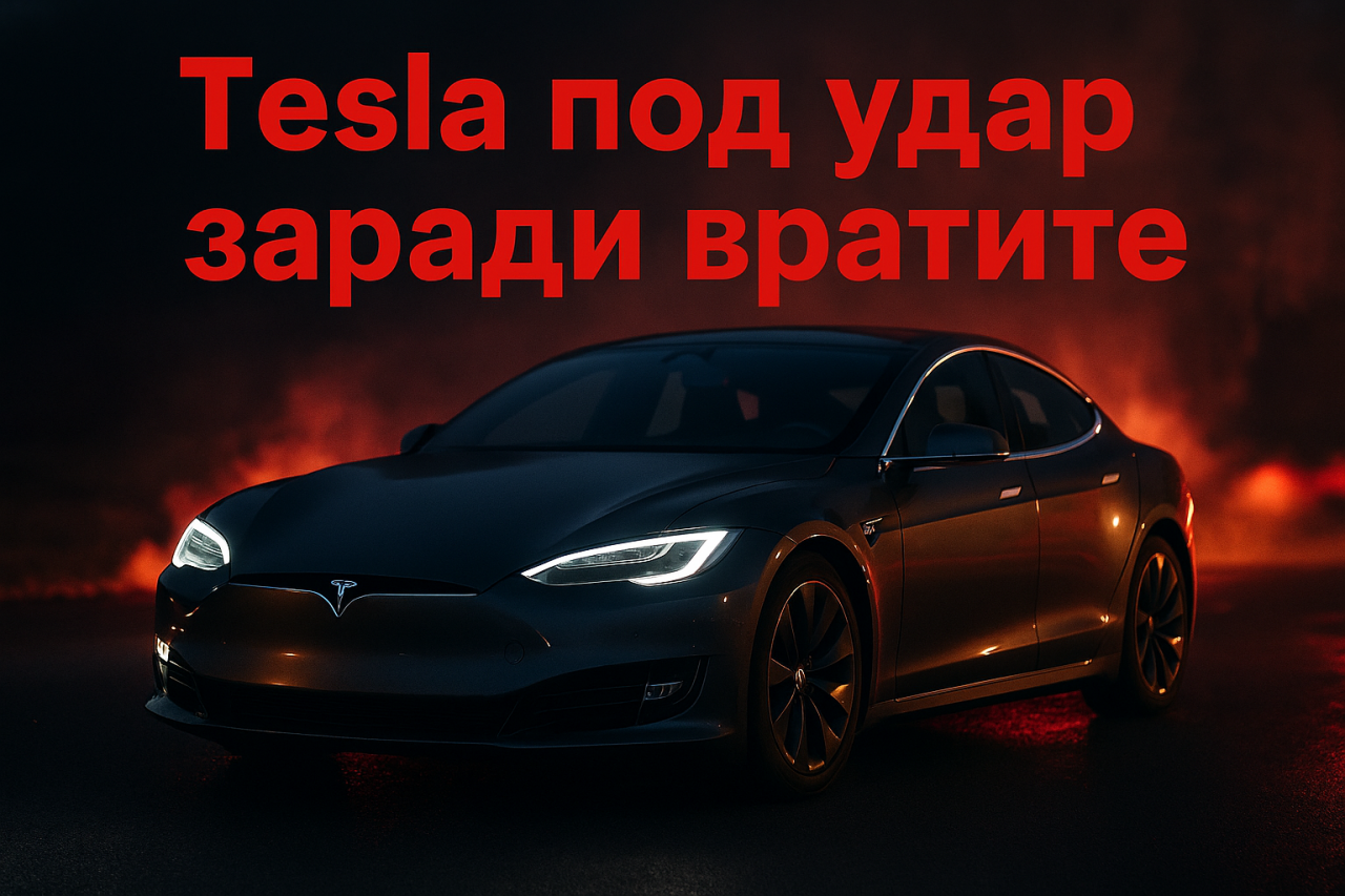 Tesla Model S с обвинение след смъртоносна катастрофа в Германия