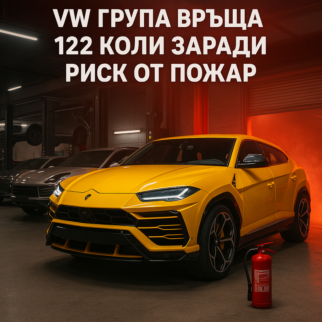 Urus се запали, предизвиквайки изтегляне на Porsche, Audi и Lamborghini