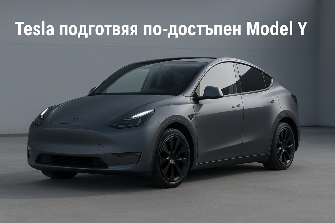 Бюджетният Model Y на Tesla излезе на светло