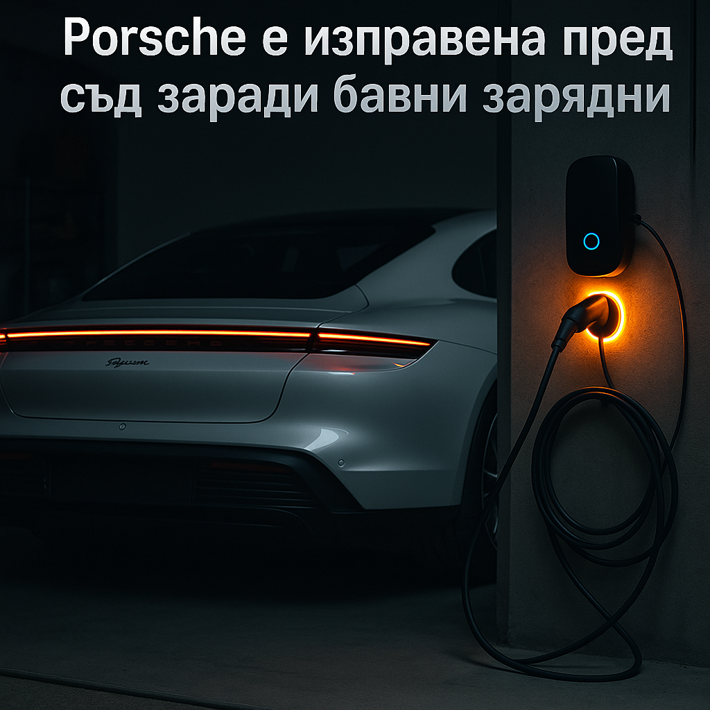 Собственици съдят Porsche заради бавни домашни зарядни устройства