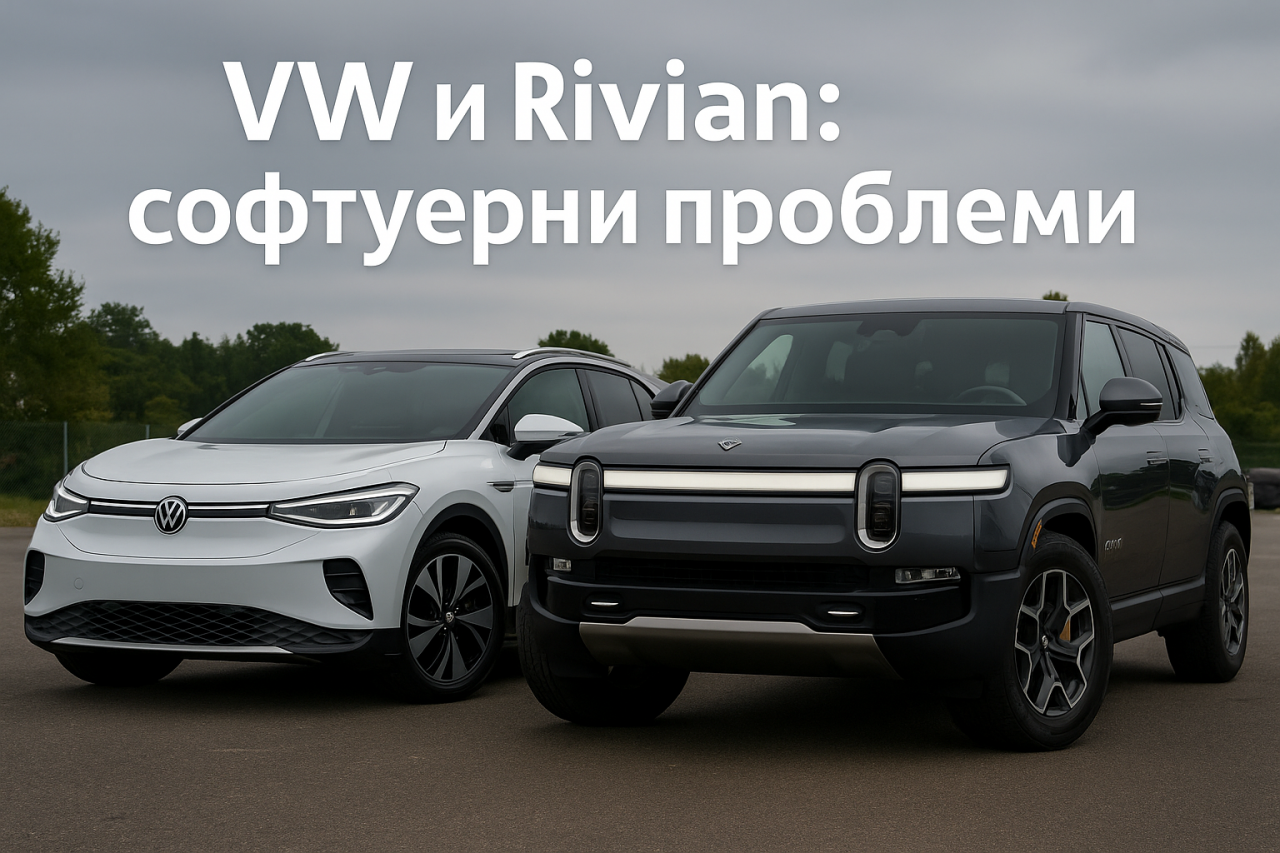 Volkswagen среща трудности със софтуера на Rivian