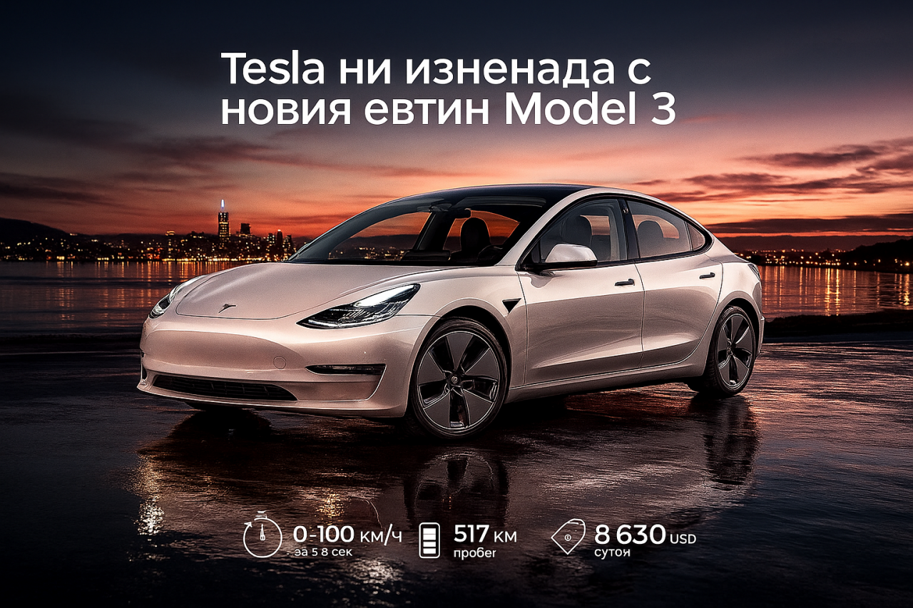 Tesla представя по-достъпния Model 3 Standard
