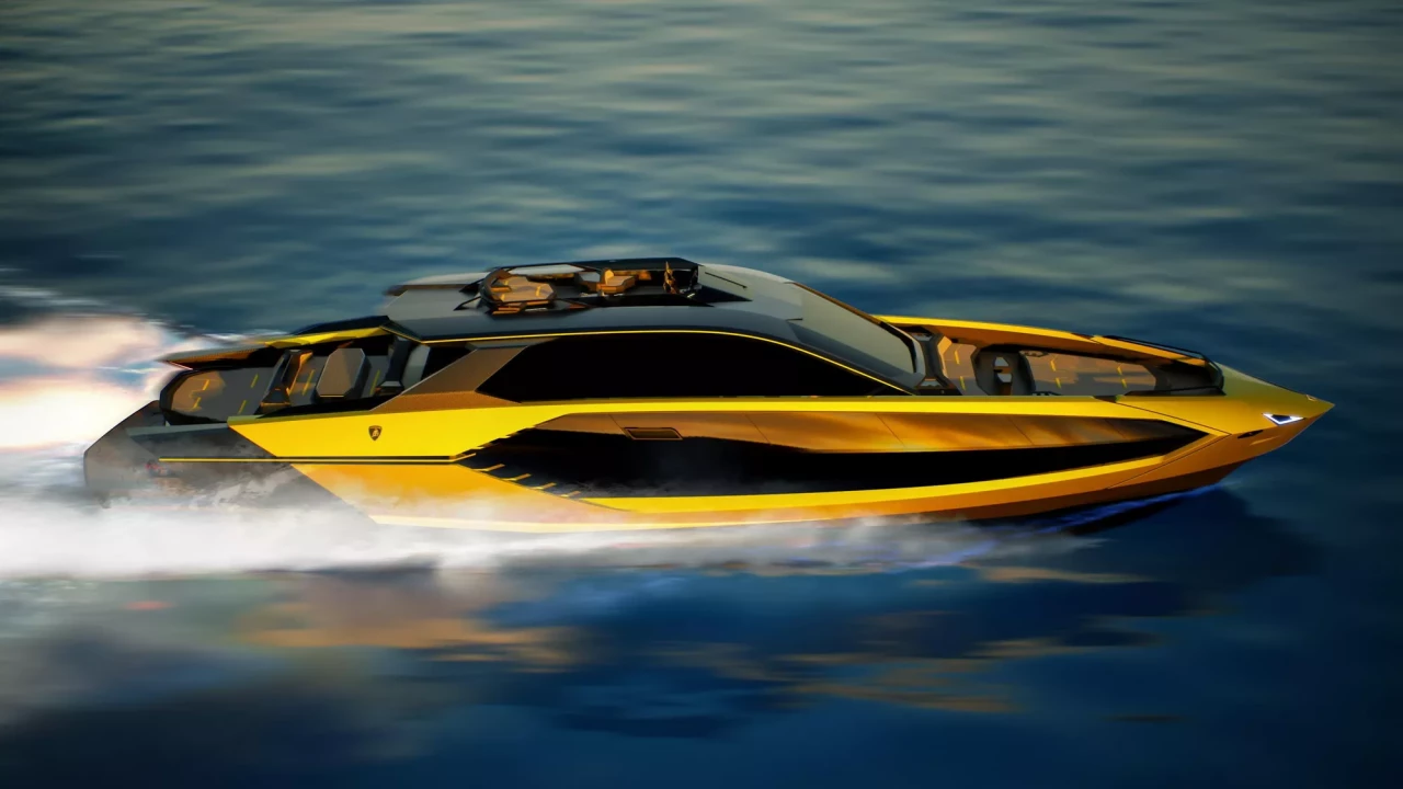 Lamborghini и Italian Sea Group представиха 101-футовата яхта Tecnomar с 7 600 к.с.