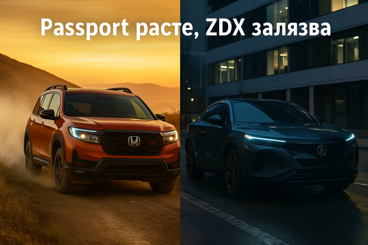 Продажбите на Honda Passport скачат, докато Acura ZDX доказва защо бе спрян