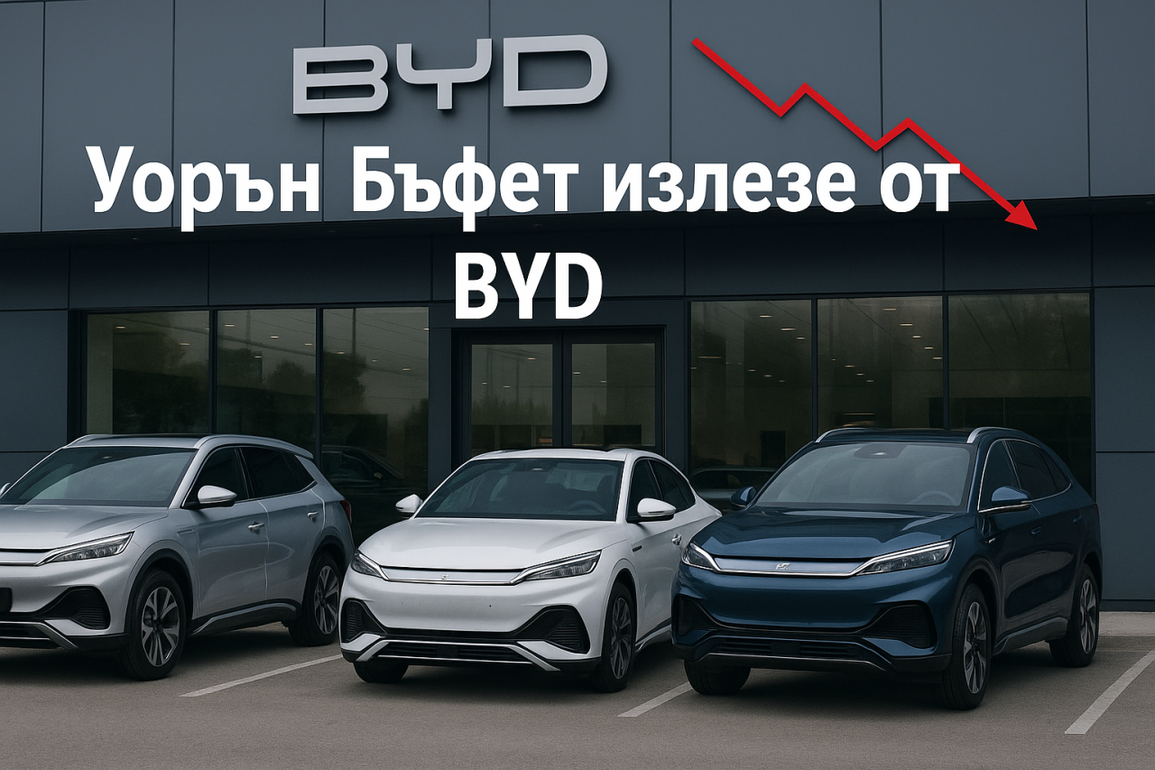 Berkshire Hathaway приключва 17-годишната си инвестиция в BYD