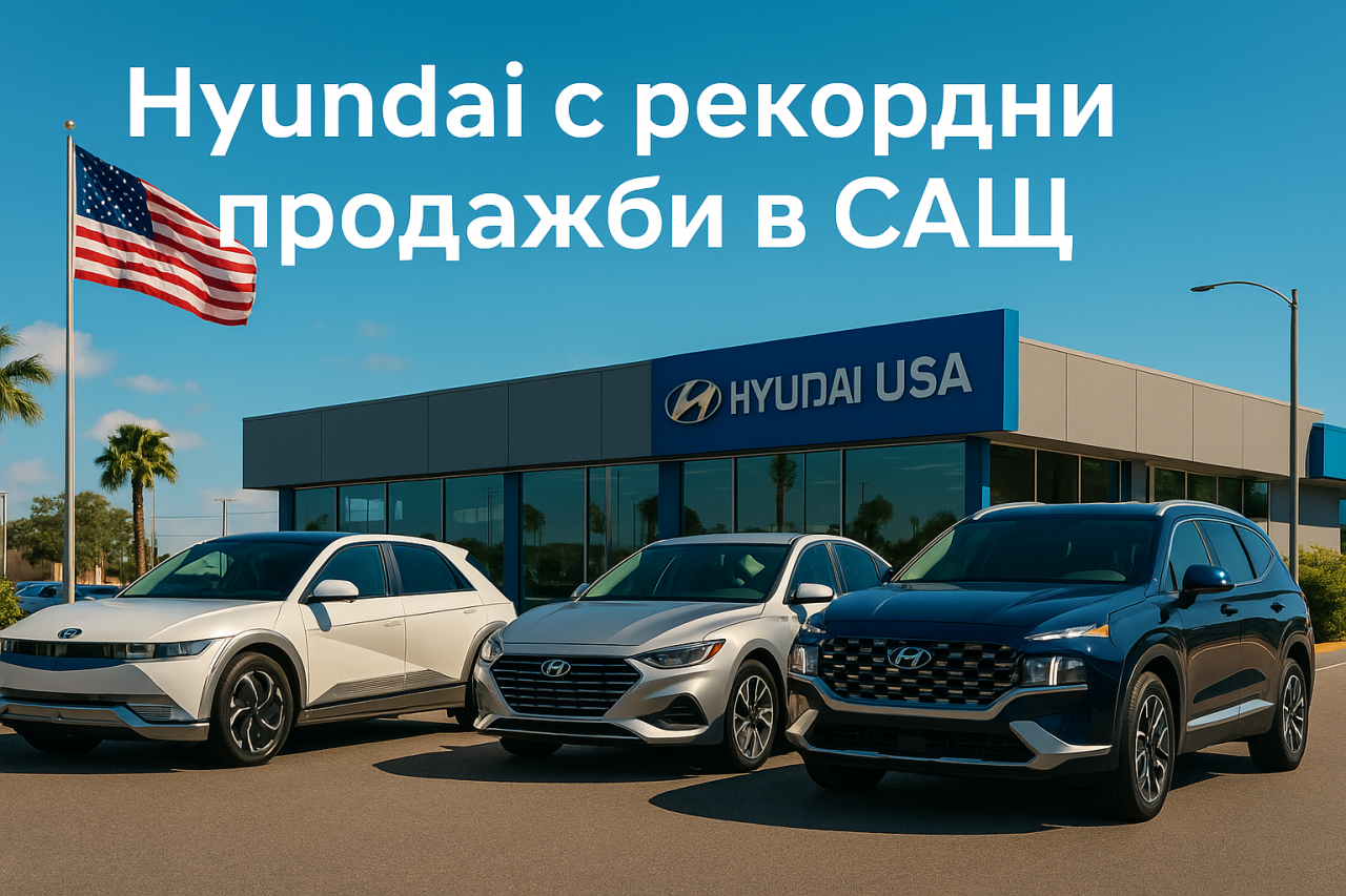 Hyundai отчете рекордни продажби в САЩ през септември