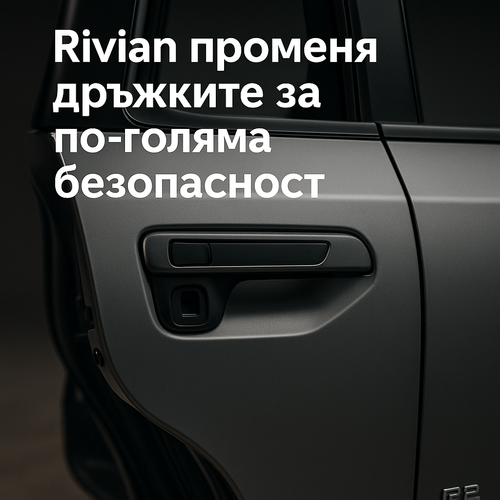 Rivian преразглежда дръжките на вратите на R2 след критики за безопасност