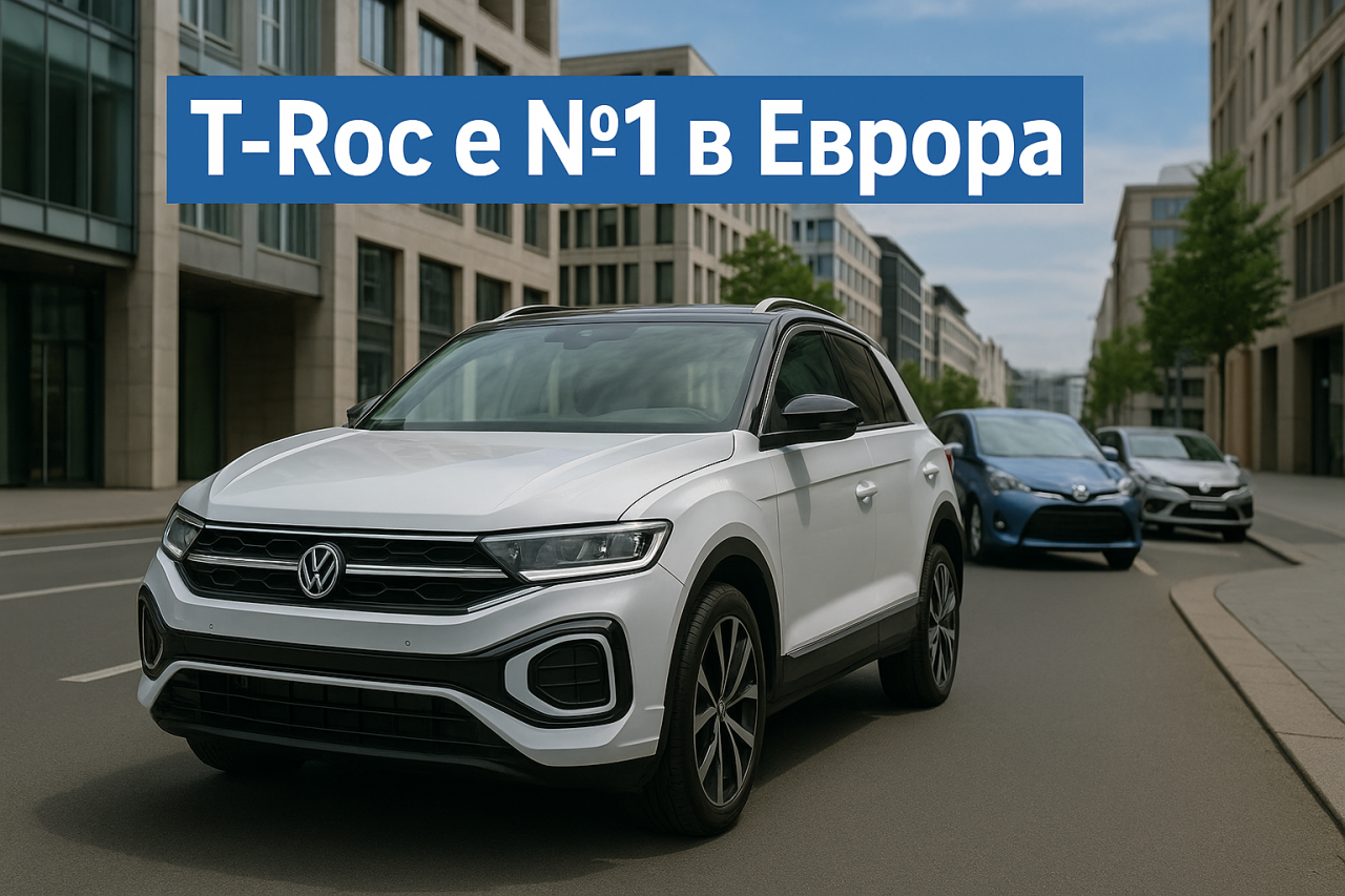 Най-продаваните автомобили в Европа през август 2025 г.