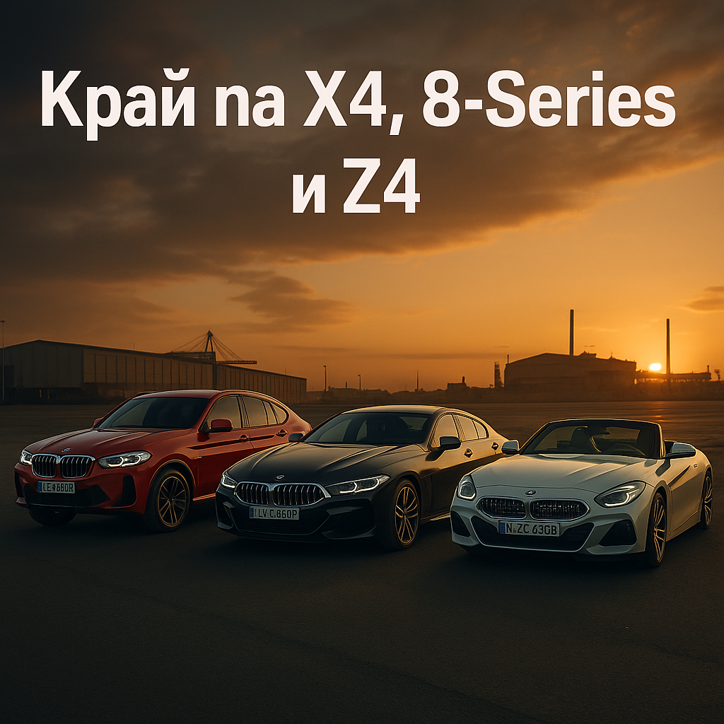 BMW прекратява моделите X4, 8-Series и Z4 без наследници