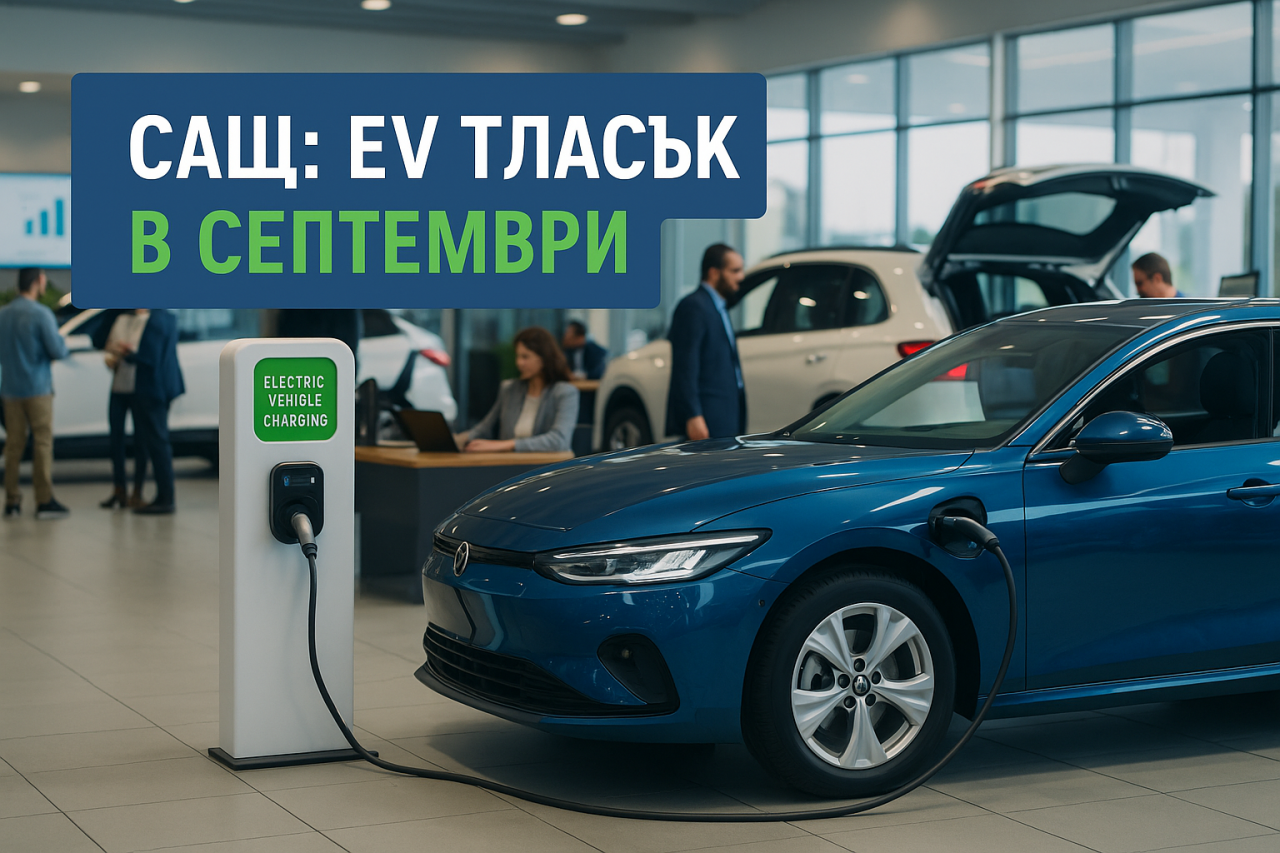 Рекордни продажби на електромобили поддържат растежа на пазара на нови автомобили в САЩ