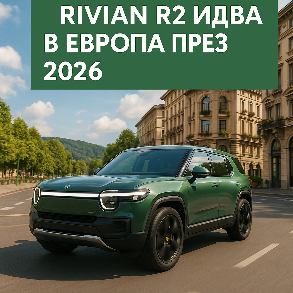 Rivian R2 целѝ Европа с достъпна цена и премиум усещане