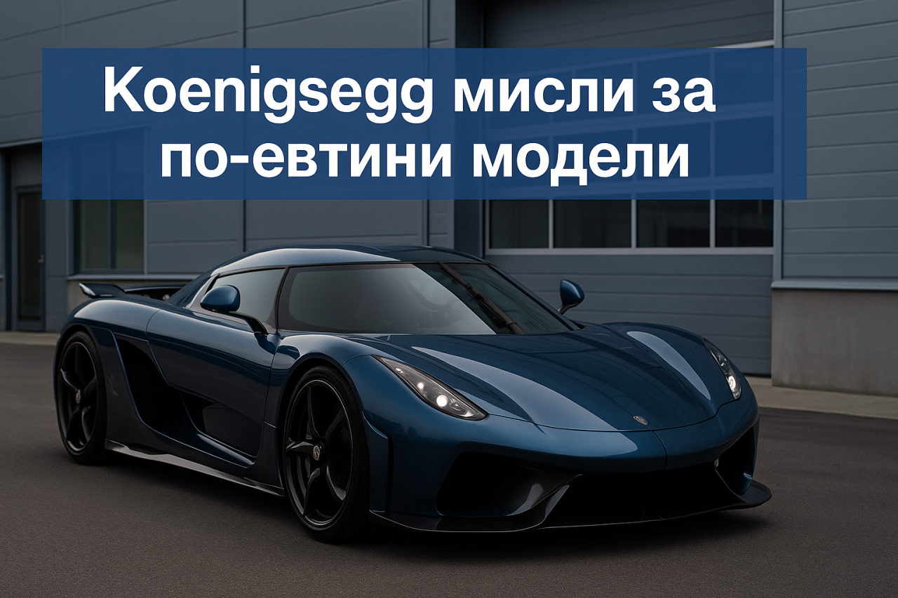 Koenigsegg обмисля по-достъпни спортни автомобили