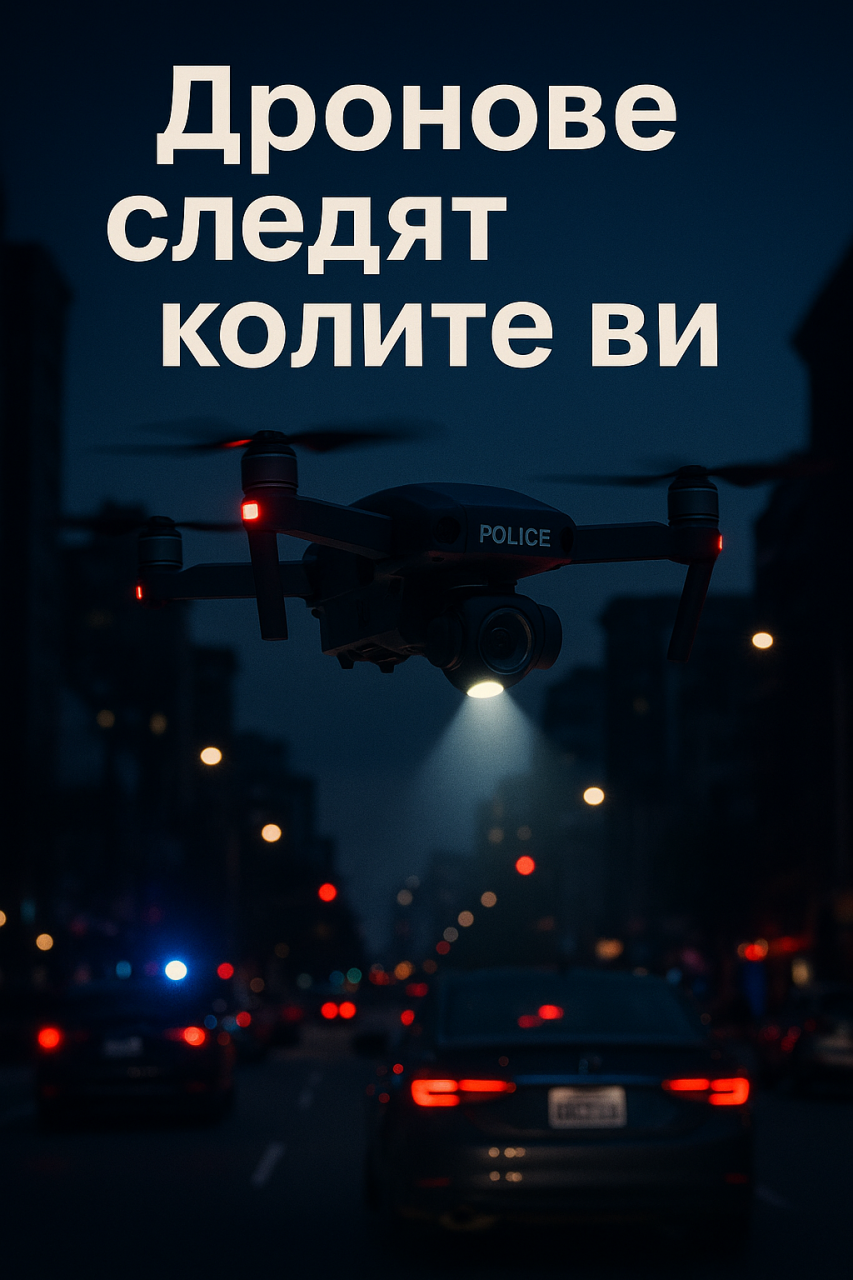 Полицията изпраща дронове с камери за мониторинг на автомобили