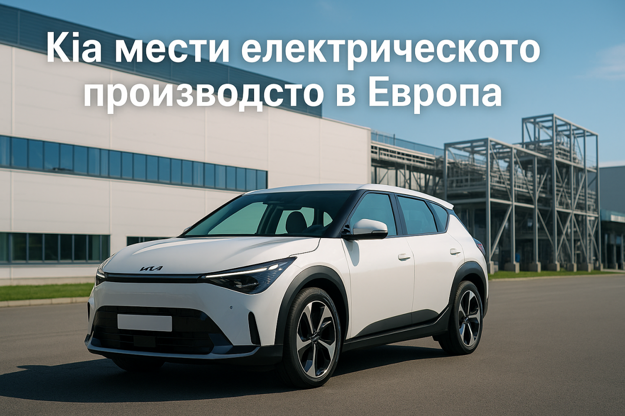 Kia утроява производството на електромобили в Европа до 2027 г.