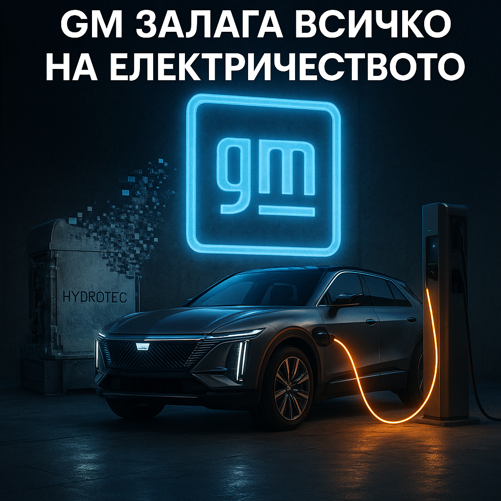 GM спира разработката на водородни клетки и залага на електромобили