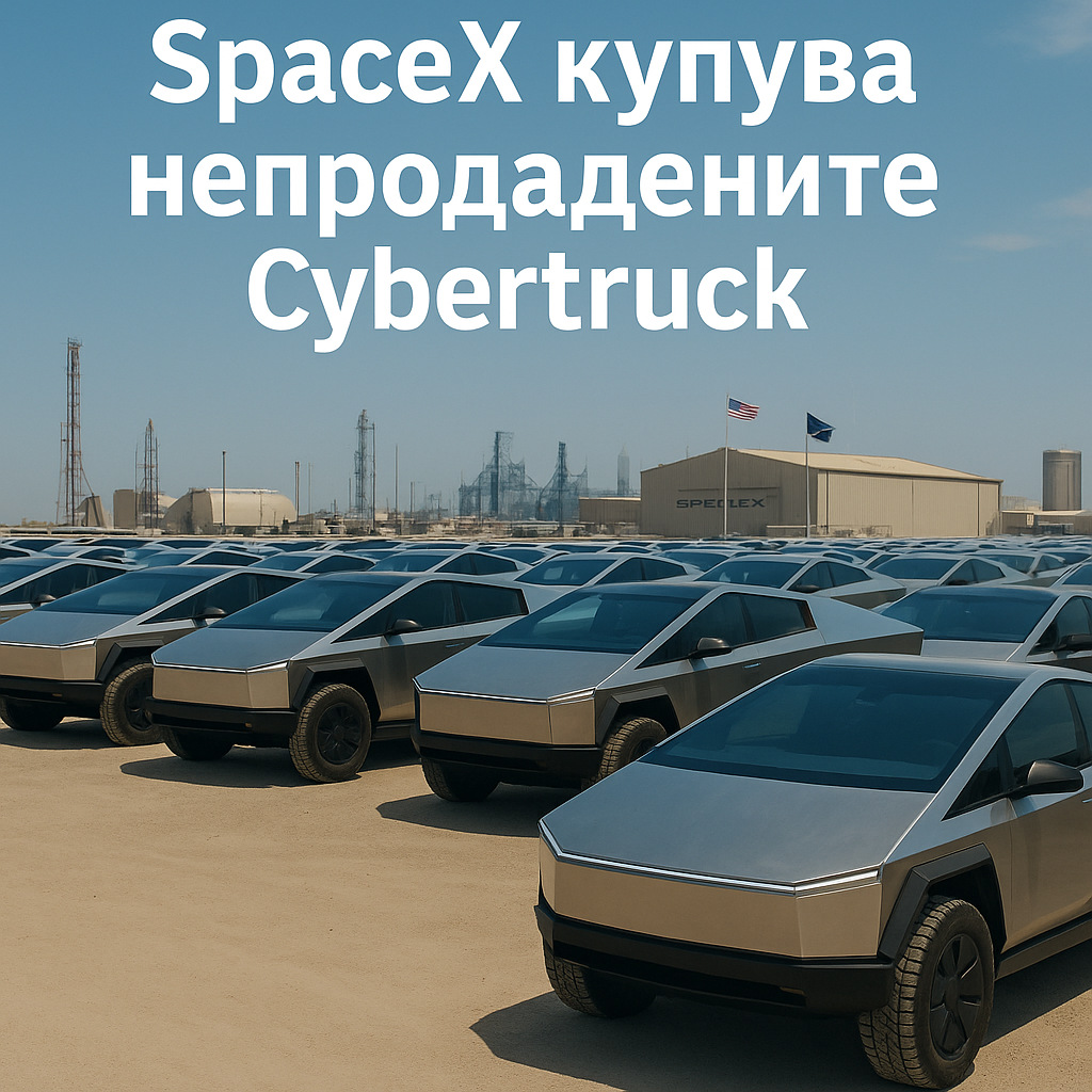 Когато Tesla не продава Cybertruck, Илон Мъск ги изкупува