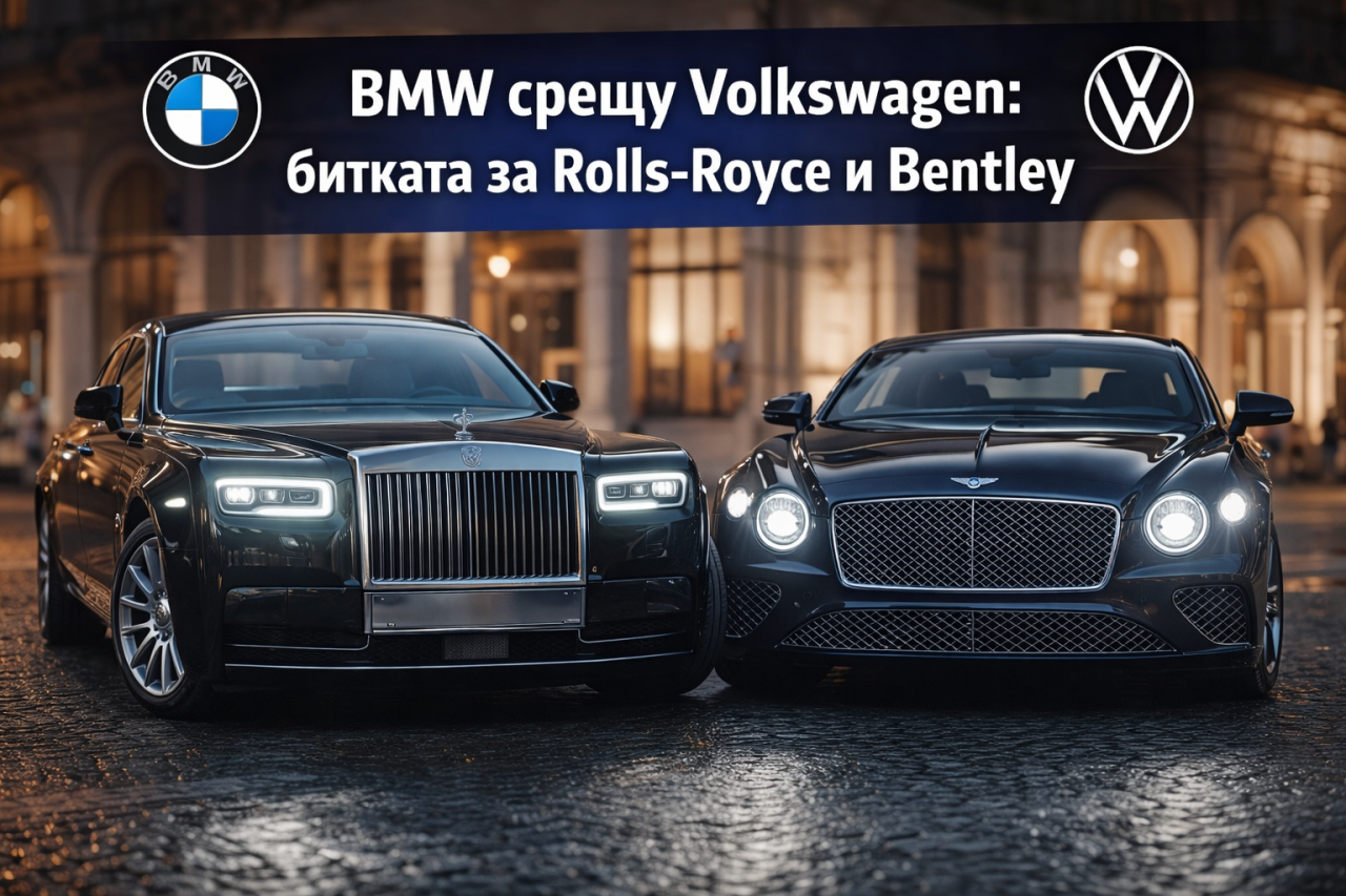 Как BMW и Volkswagen се бориха за Rolls-Royce и Bentley