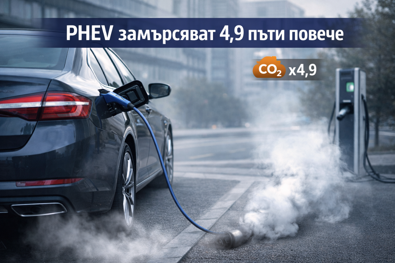 Зареждащите се хибриди замърсяват почти колкото бензиновите автомобили