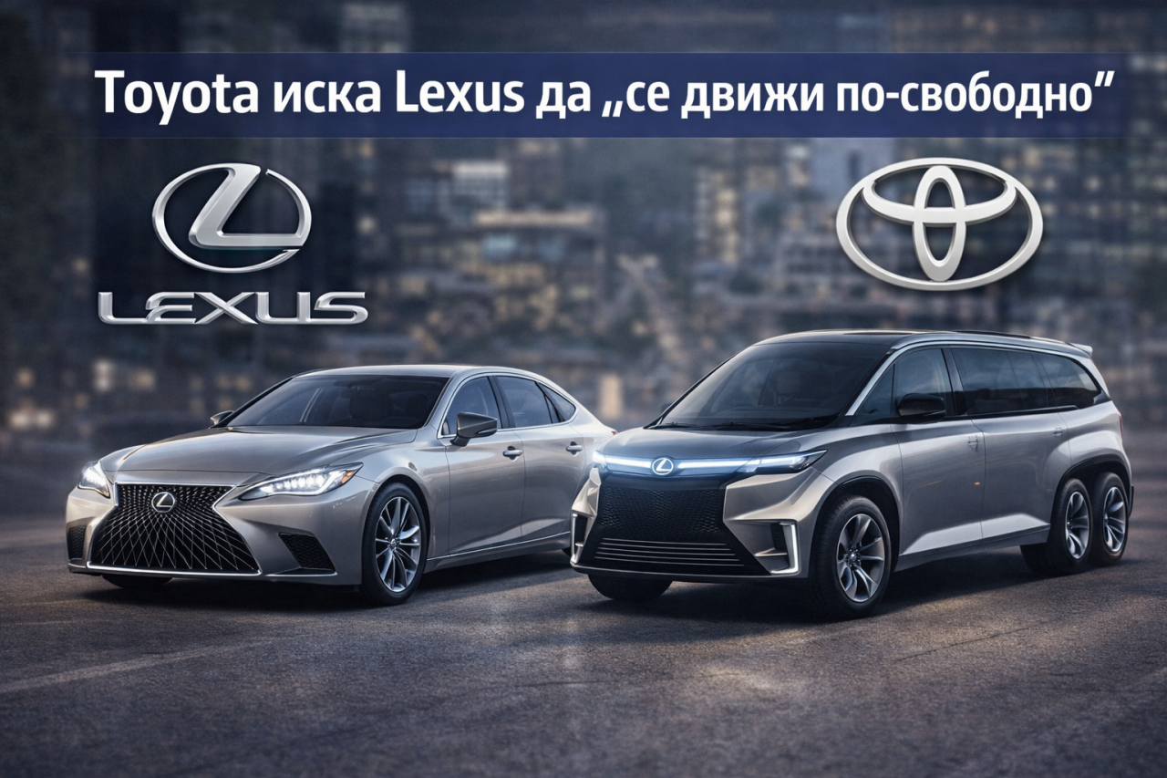 Toyota иска Lexus да „се движи по-свободно“