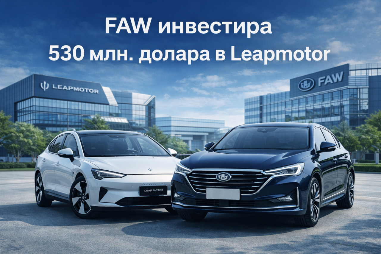 Държавният концерн FAW инвестира 530 млн. долара в Leapmotor