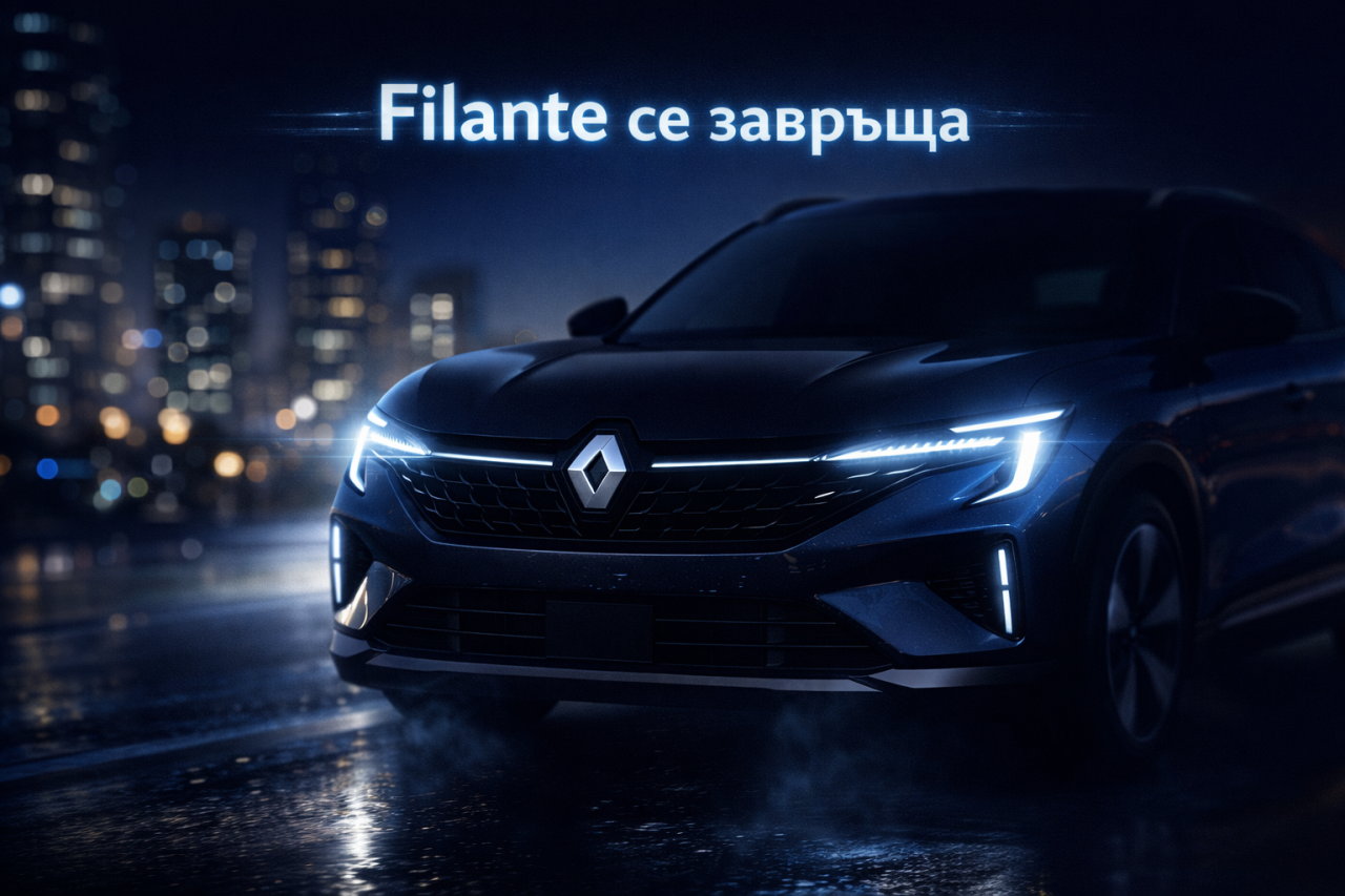 Filante се завръща: Renault представя нов премиум кросоувър за световния пазар