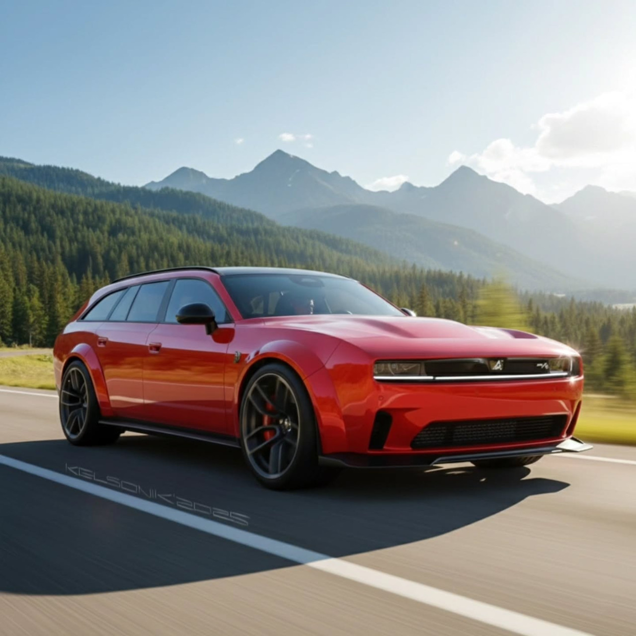 Виртуалният Dodge Charger комби мечтае за възраждане на Magnum