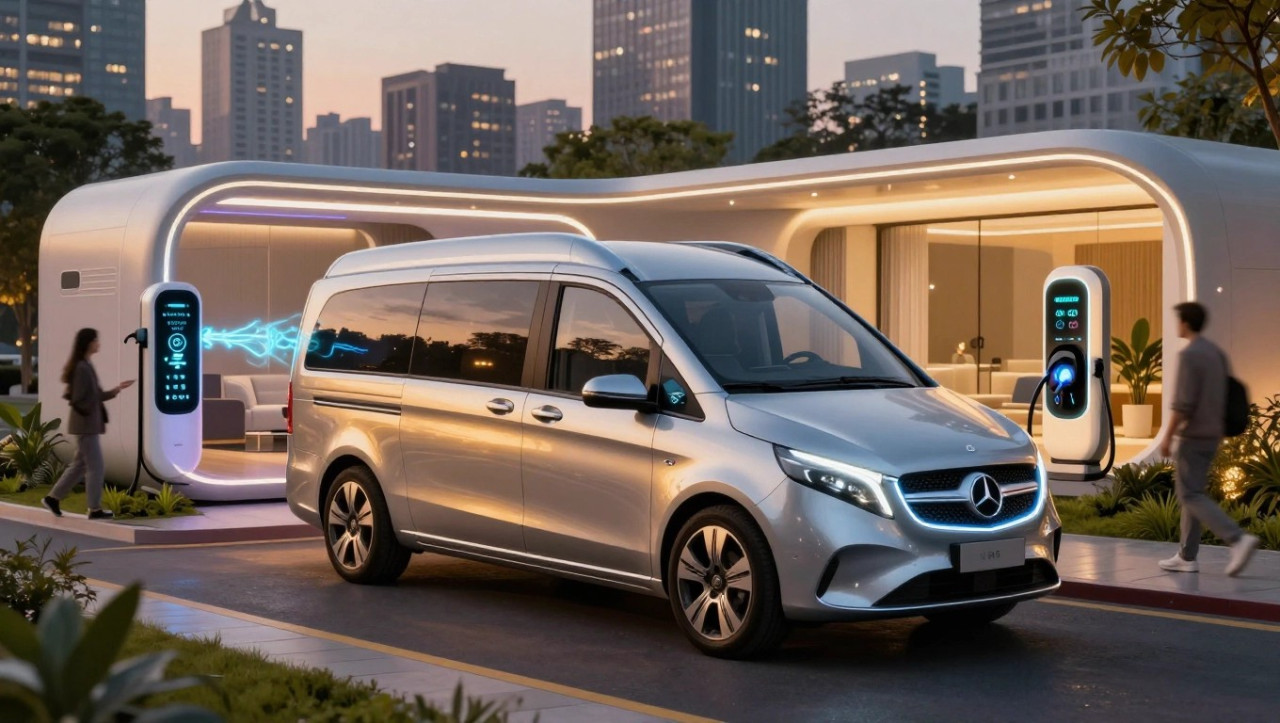 Mercedes-Benz ELF: ванът-лаборатория, който променя бъдещето на зареждането
