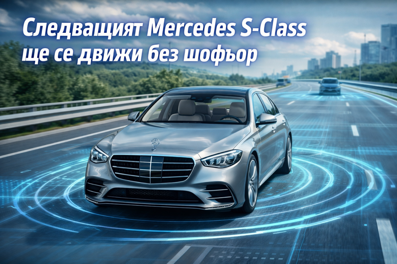 Следващият Mercedes S-Class ще предлага ниво 4 автономност