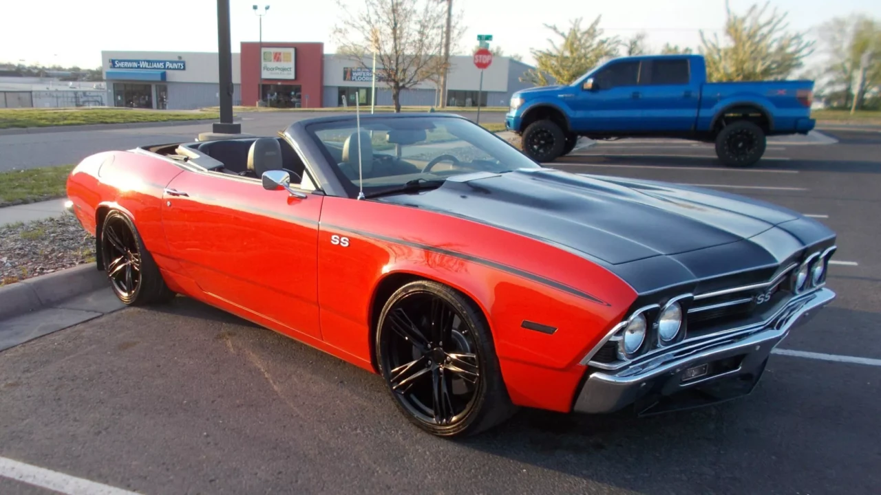 Модерен Camaro се преобразява като Chevelle от 1969 г.