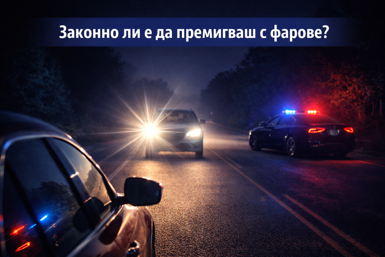 Премигването с фаровете: предупреждение или път към белезници