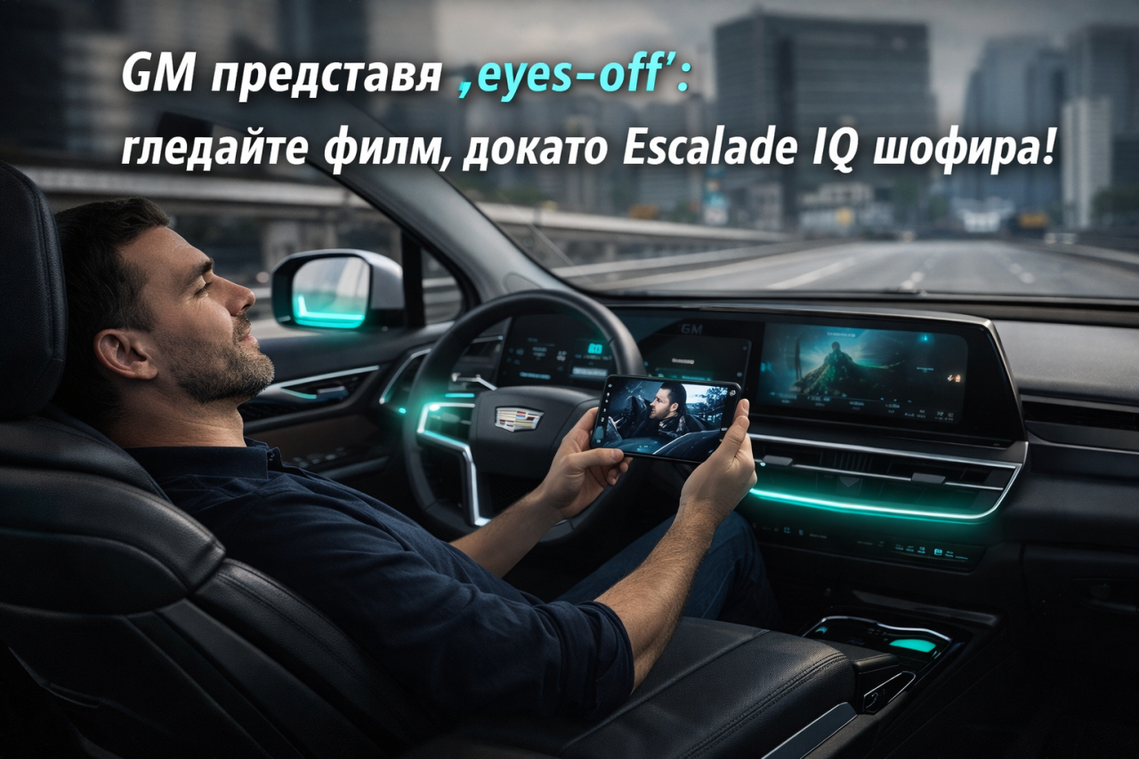 GM представя режим „eyes-off“ и собствен AI в бъдещите си автомобили