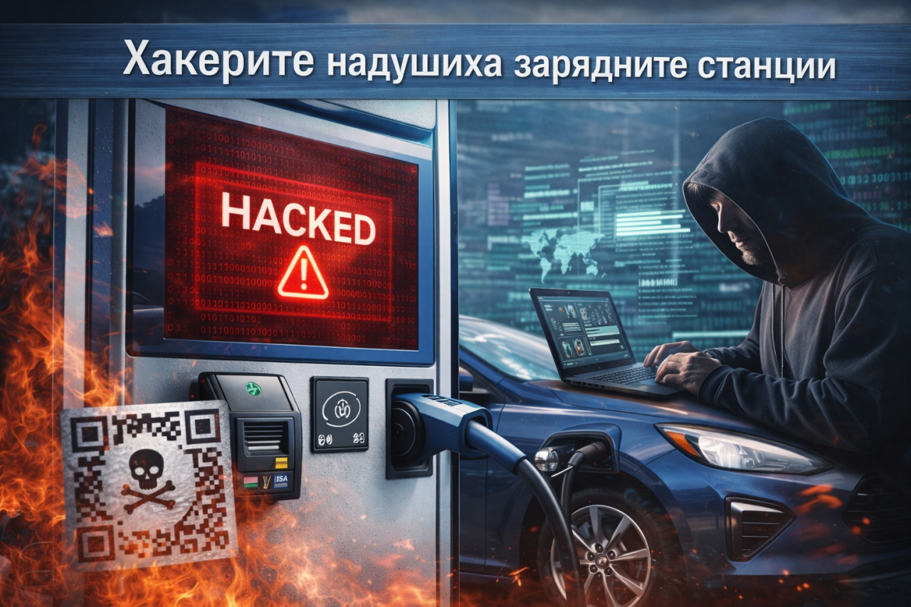 Киберпрестъпниците насочват атаки към зарядните станции за електромобили