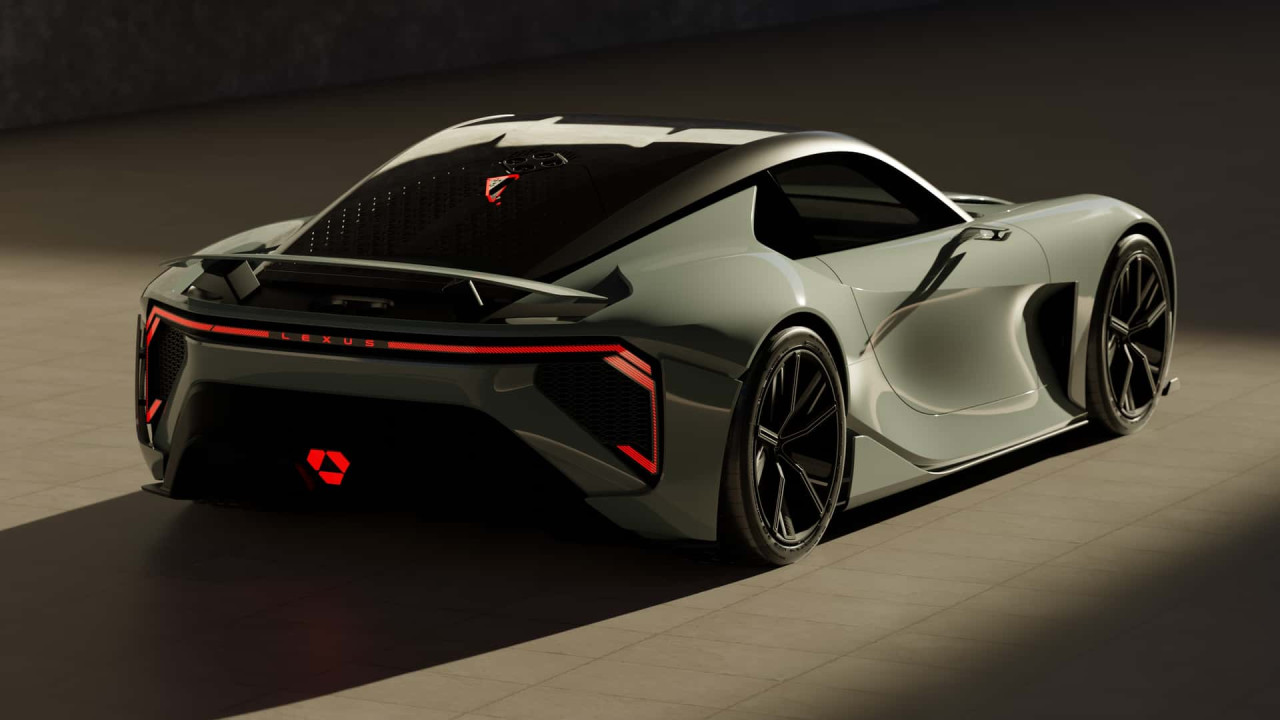 Концептуалното купе на Lexus впечатлява с дързък дизайн