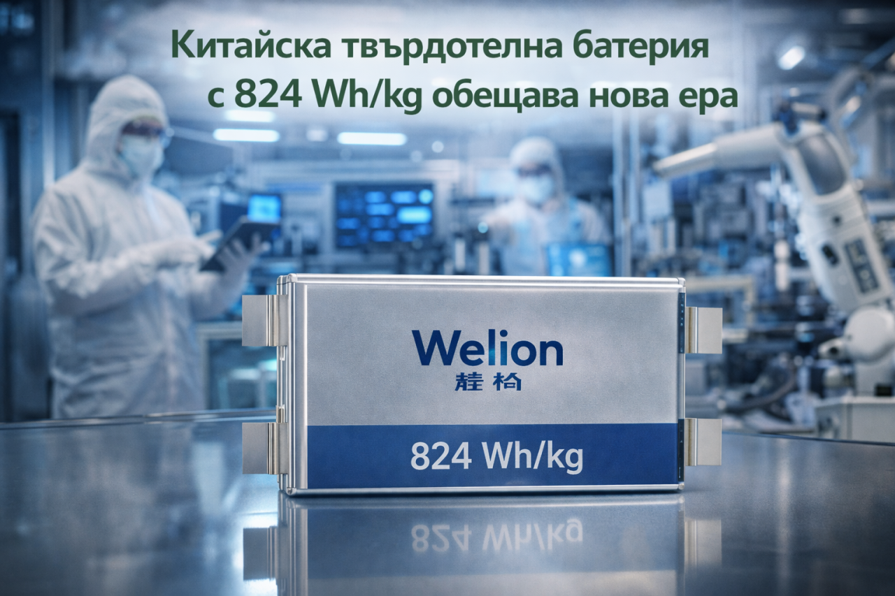Welion поставя нов рекорд: 824 Wh/kg в твърдотелна батерия