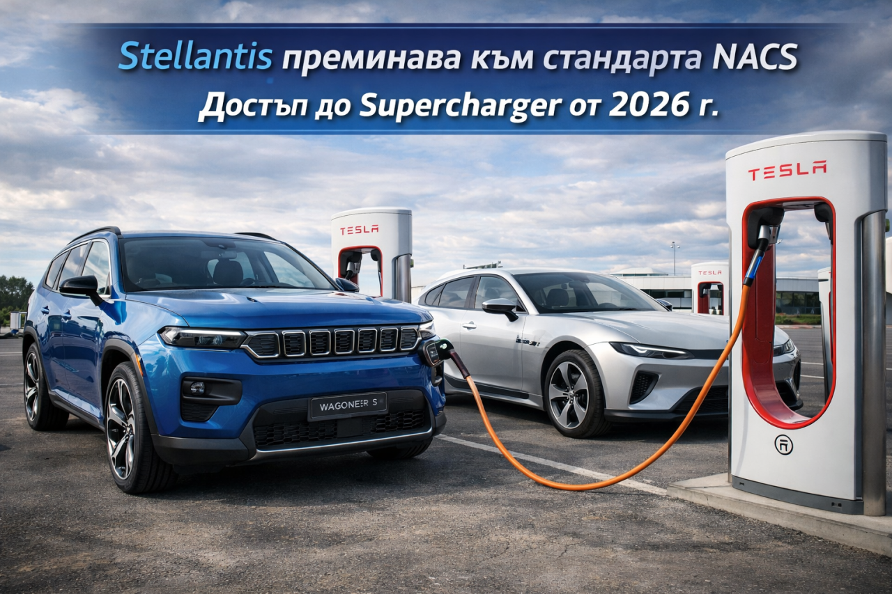 Stellantis приема NACS през 2026 г.