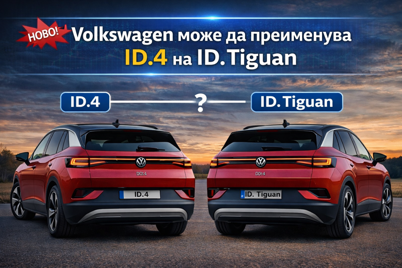 Volkswagen може да преименува ID.4 на ID. Tiguan
