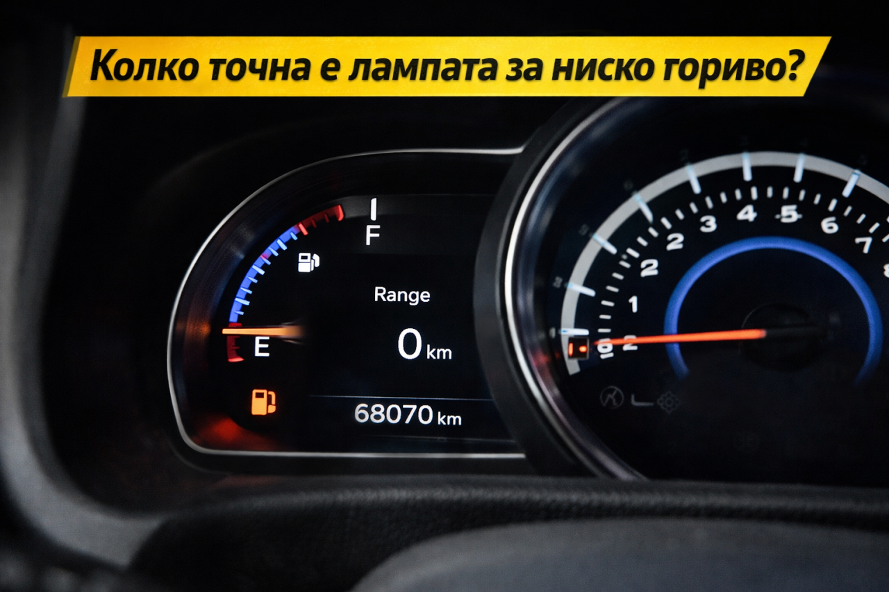 Колко точни са показанията за оставащ пробег до празен резервоар