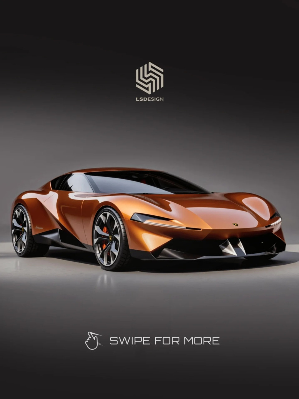 Lamborghini Abiura е дигитален трибют към Miura с по-меки линии