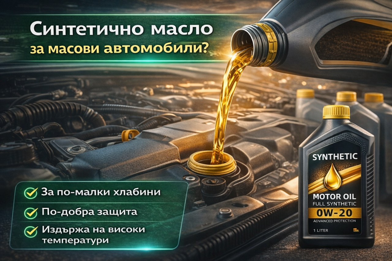 Синтетично масло вече е препоръчано за много масови модели