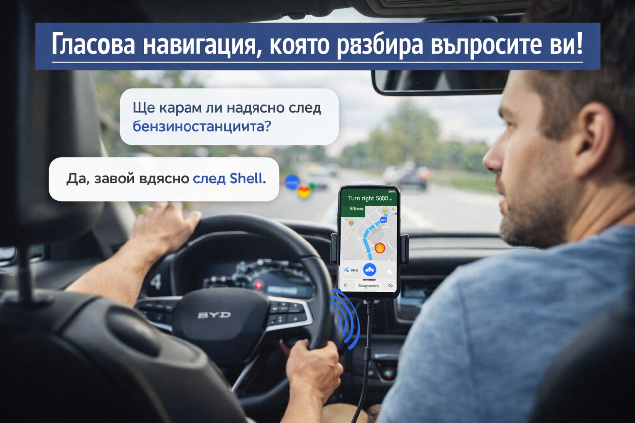 Google патентова интерактивна гласова навигация за Google Maps