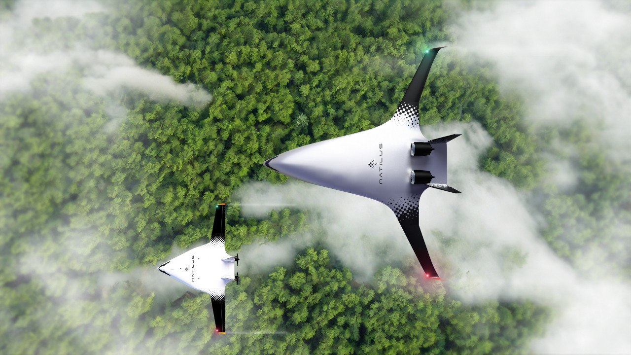 Natilus преработва BWB самолета Horizon към двупалубен интериор